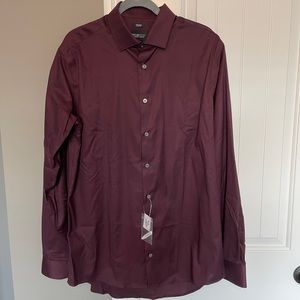 Men’s Maroon Dress Shirt